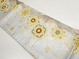 華紋唐草模様織出し袋帯